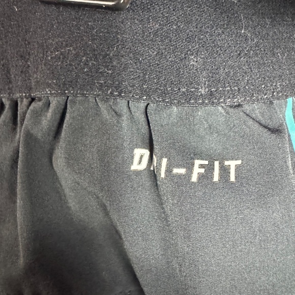 Nike Dri-FIT Woven Training Shorts Black Blue Logo Men’s XL Unlined - Picture 6 of 6